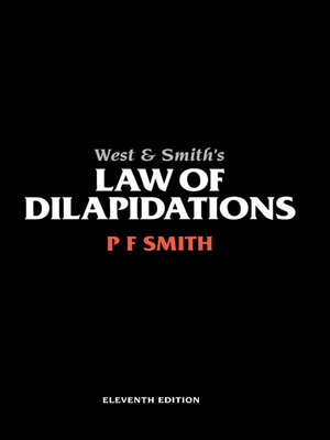 cover image of West & Smith's Law of Dilapidations